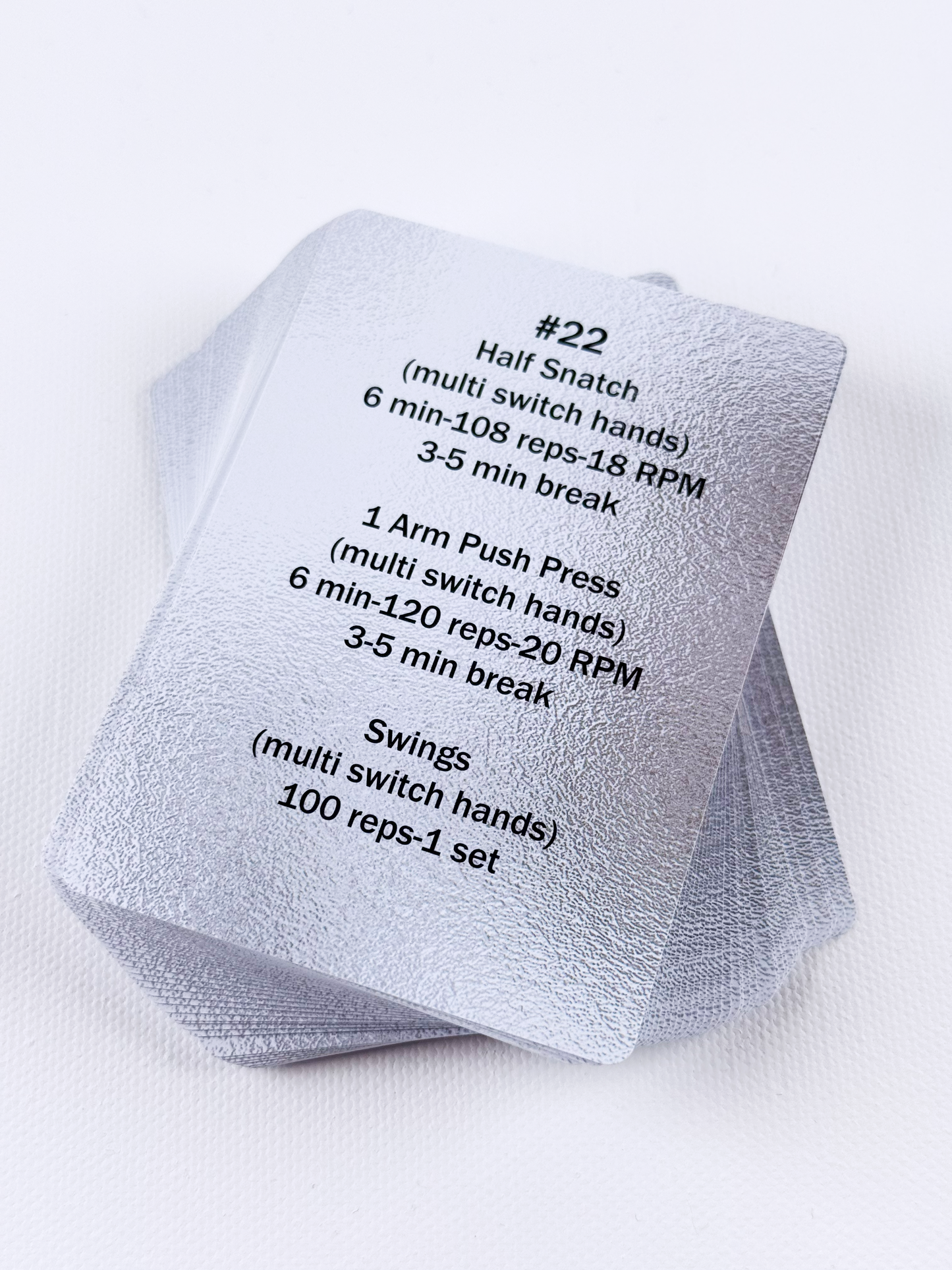 1 Set of 3 Decks of VF Fitness Kettlebell Cards