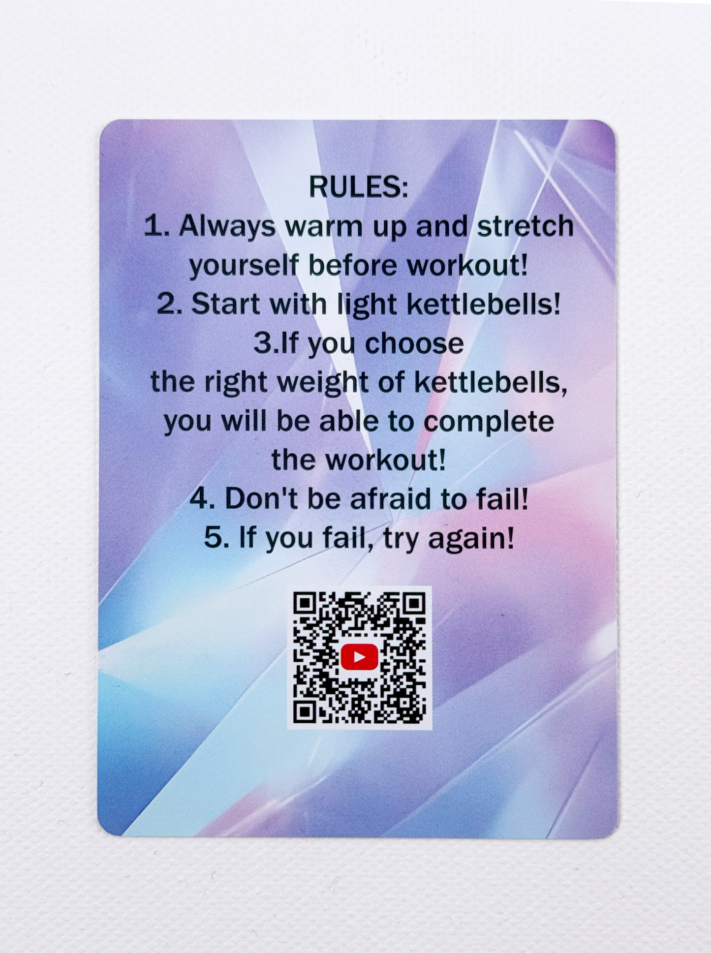 1 Set of 3 Decks of VF Fitness Kettlebell Cards