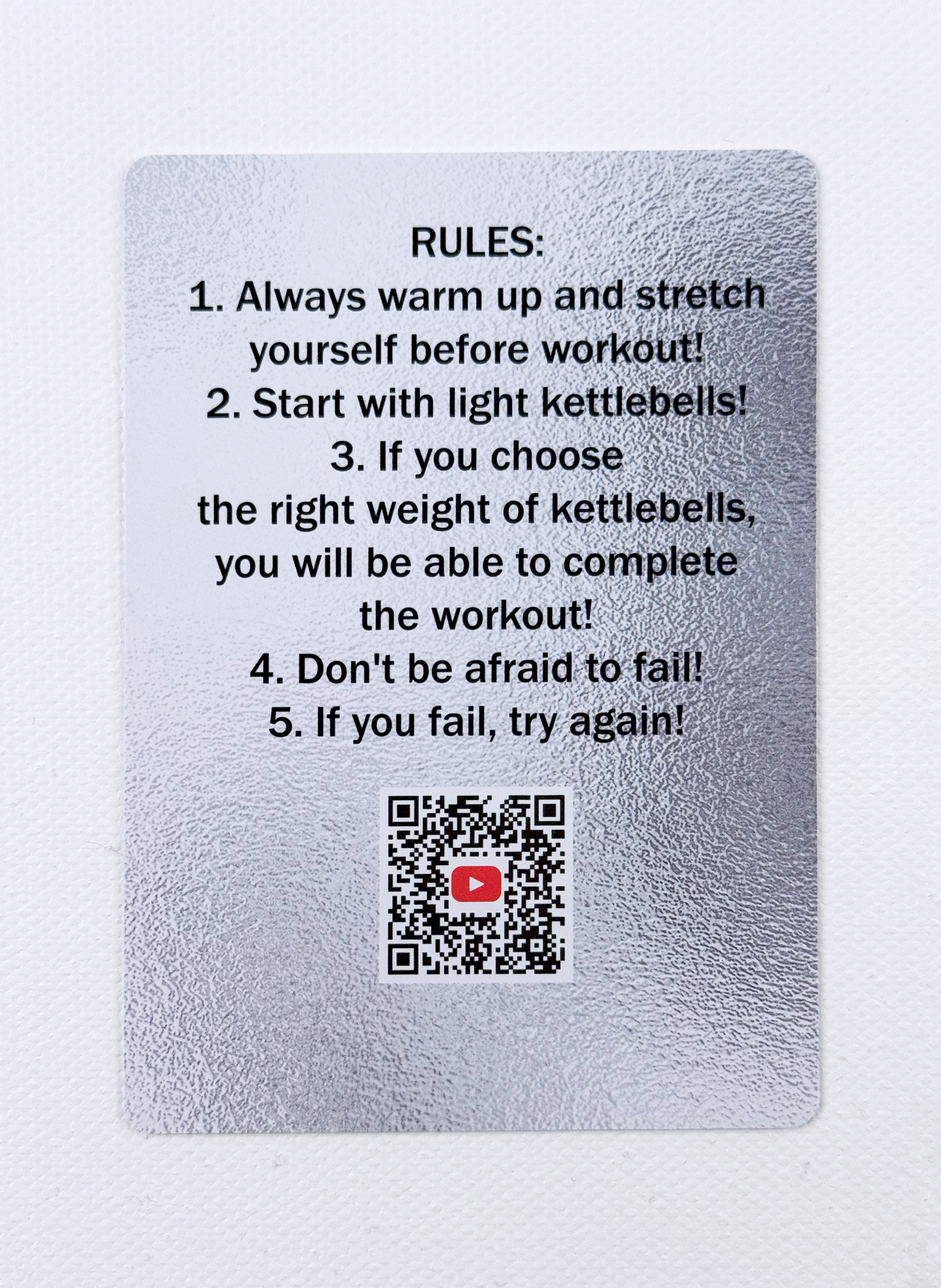 1 Set of 3 Decks of VF Fitness Kettlebell Cards